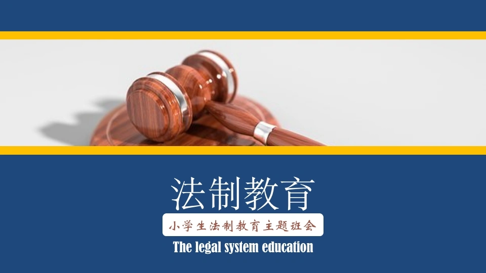 小学生法制教育主题班会-法律文库